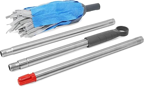 Miniatura 2 de Mopa húmeda de viscosa prémium para madera dura, laminado, suelos de baldosas con mango de acero inoxidable extensible hasta 56 pulgadas