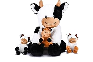 Cuddly Cow Ensemble - A Moo-ving Gift for Animal Enthusiasts