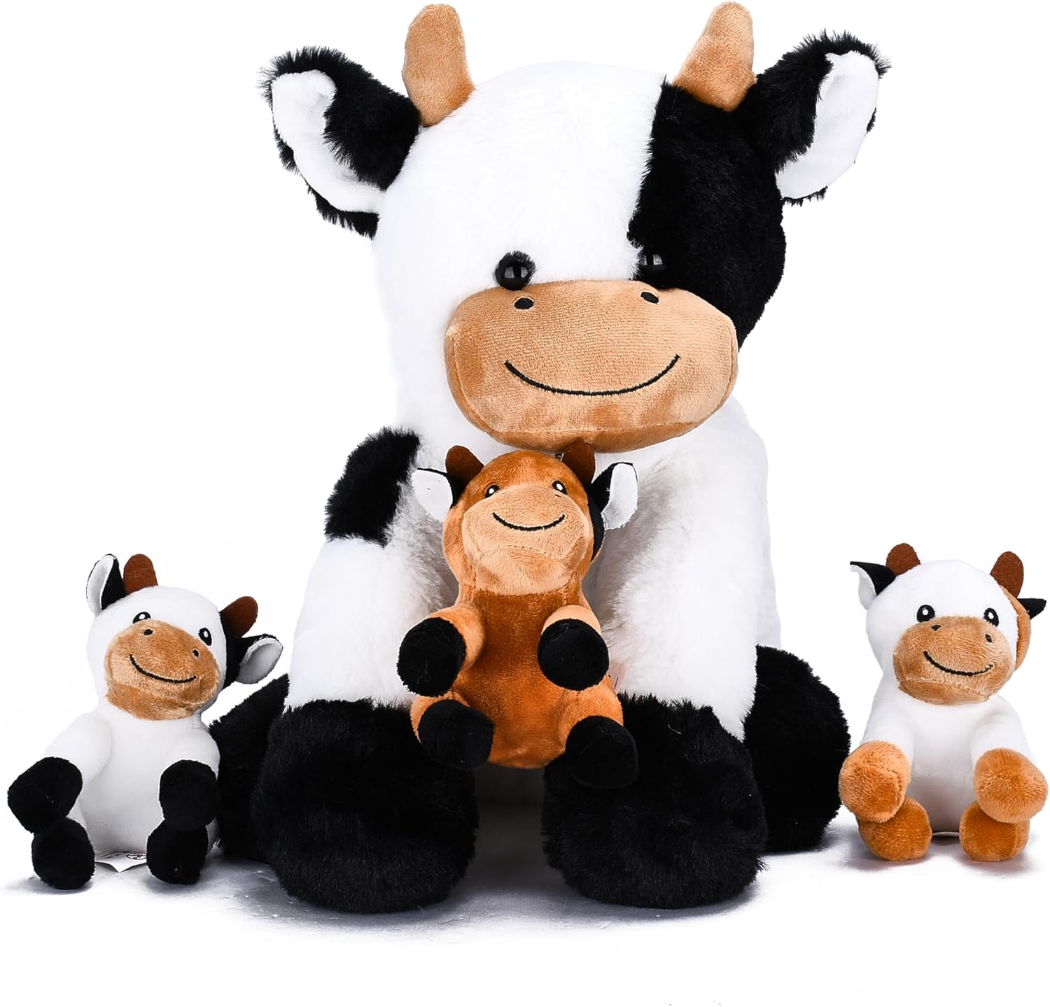 Snug A Babies Cow Stuffed Animal Soft, Fluffy and Cuddly