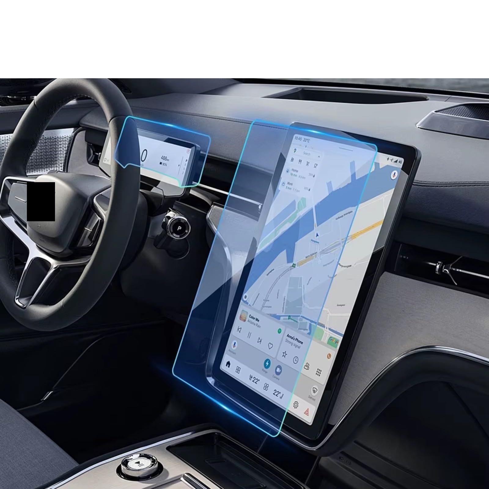 Protection d'écran compatible avec Polestar 3 anti-rayures tactile fluide - 8