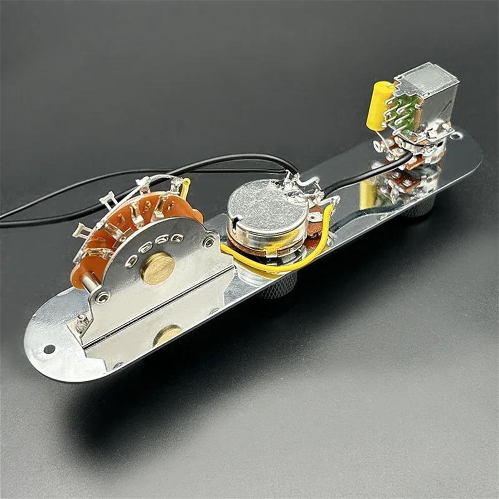Arnés Cableado Guitarra Eléctrica Potenciómetro Push Pull de 250 K precableado vintage para circuito de separación de bobinas de guitarra TL(V and T Push Pull)