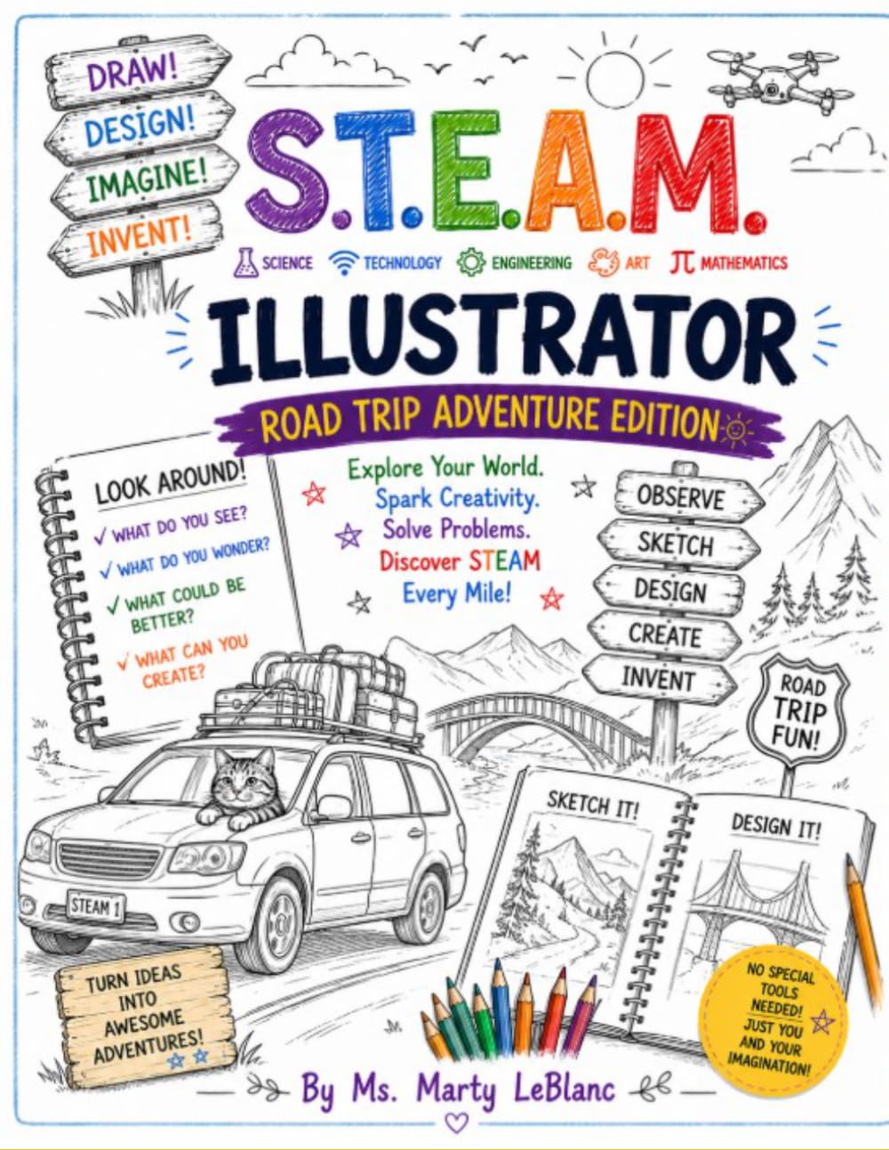 S.T.E.A.M. Illustrator: Road Trip Adventure Edition