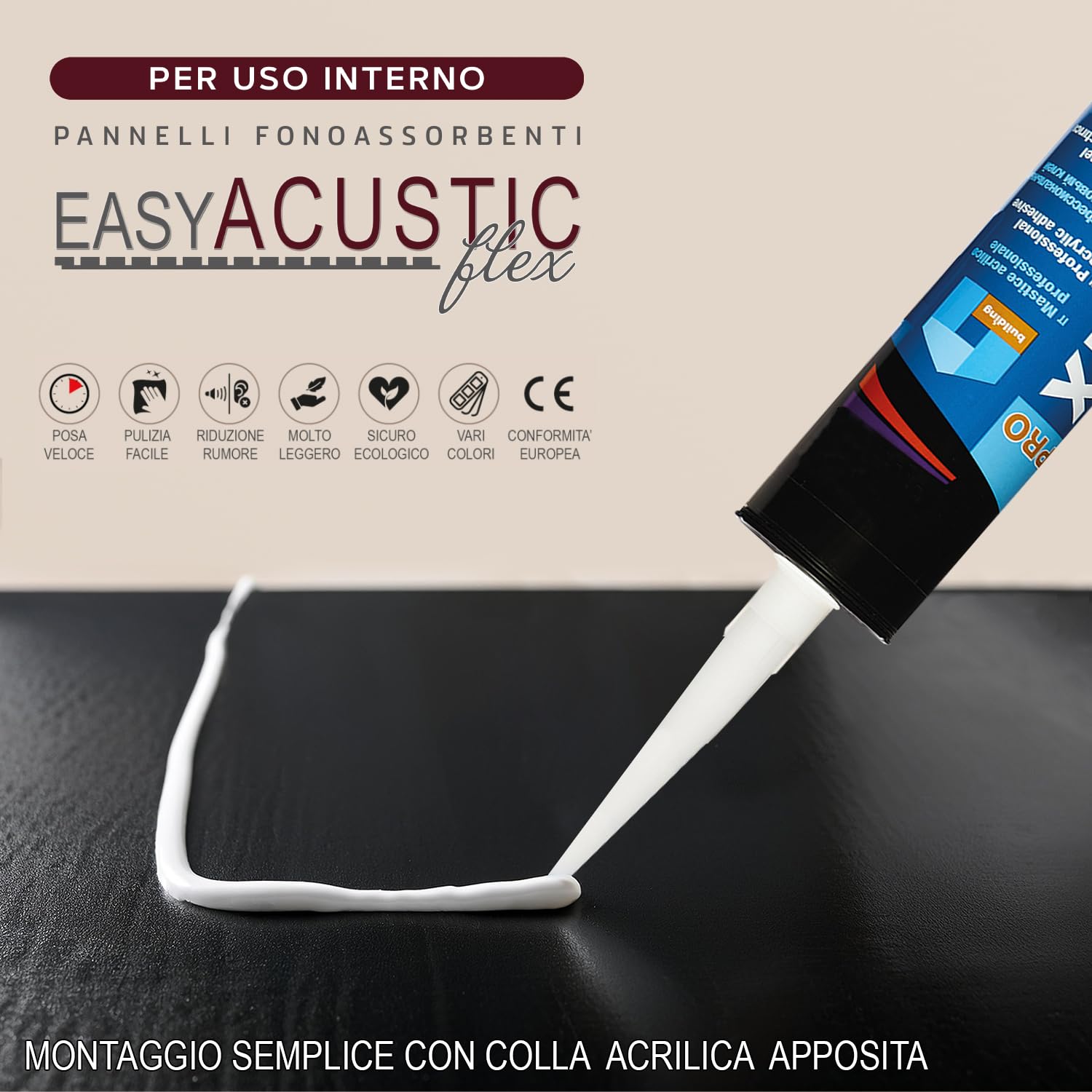 MASTERBRICO Pannello Fonoassorbente Decorativo Effetto Legno 275x60 cm – 1,65 mq per Pacco, Pannello Insonorizzante in MDF per Isolamento Acustico di Soffitto e Pareti, Spessore 6 mm (ROVERE)