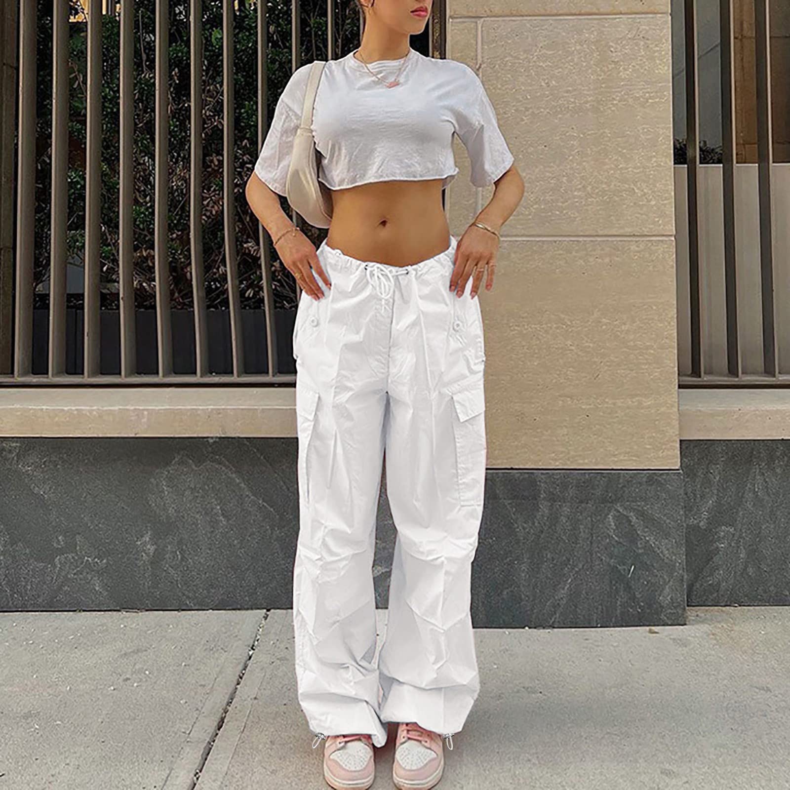 Pantalones cargo para mujer, pantalones rectos, pantalones cargo informales, informales, holgados, pantalones anchos, holgados, pantalones informales, pantalones holgados, pantalones informales,