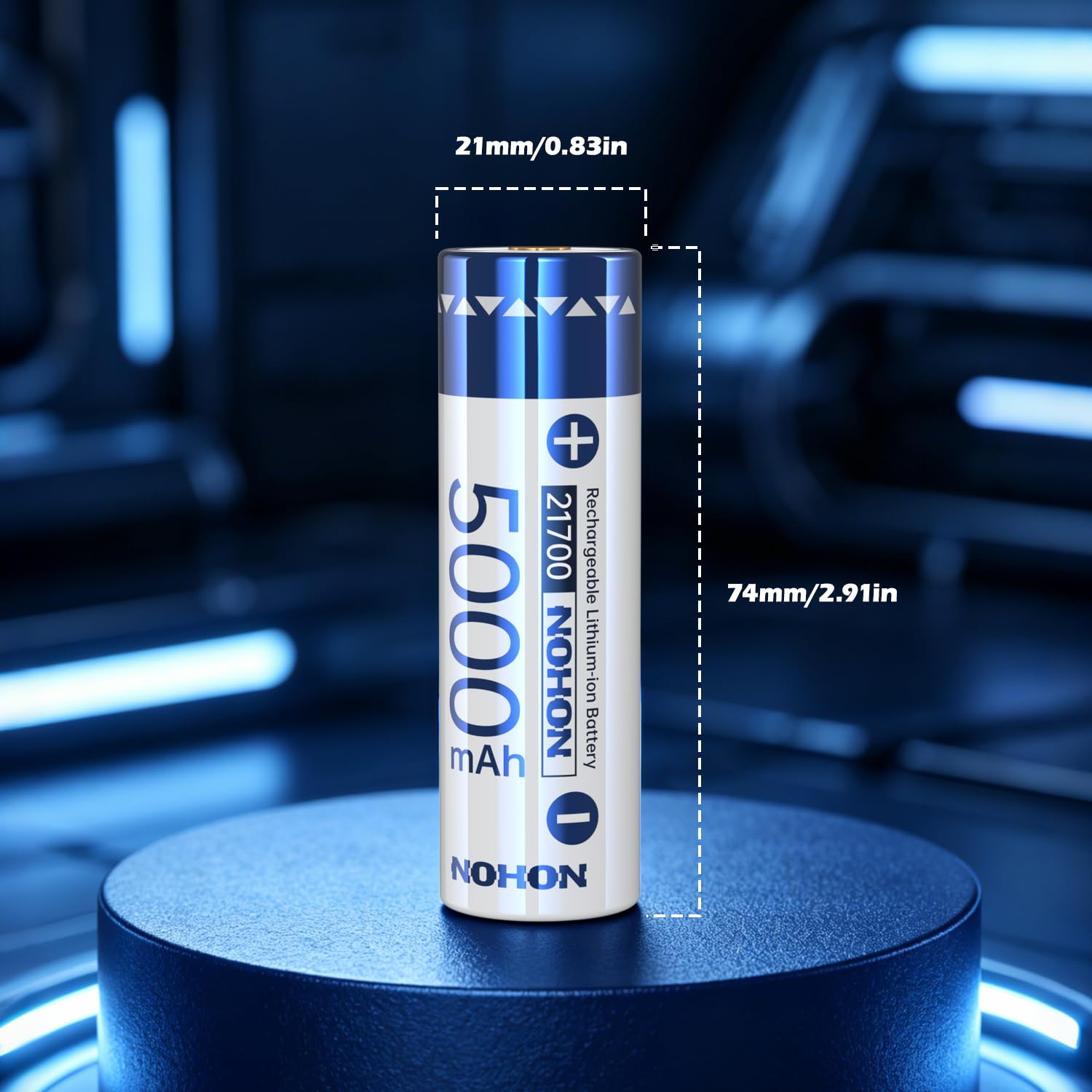 Caricabatterie 21700 Set di batterie agli ioni di litio a 4 alloggiamenti e 5000 mAh, stazione di ricarica rapida da 5 V/2,4 A, protezione di sicurezza a 9 strati, slot indipendenti con USB‑C, ideale