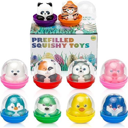 10 Pack Party Favors Kawaii Squishy Toys for Kids, Holloween Easter Birthday Goodie Bag Stuffers,Kids Classroom Prizes