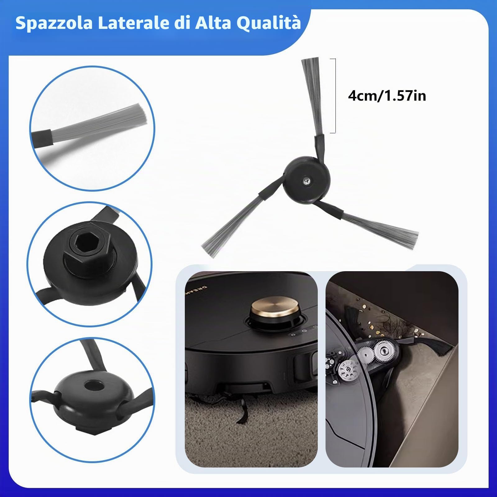 Accessori per Dreame L40 Ultra /X40 Master/L10s Ultra Gen 3/L50 Ultra AE,Mova P70 Pro Ultra/Mova P50 Pro Ultra/Mova P10 Pro Ultra,5 Sacchetti per la Polvere al Carbone Attivo
