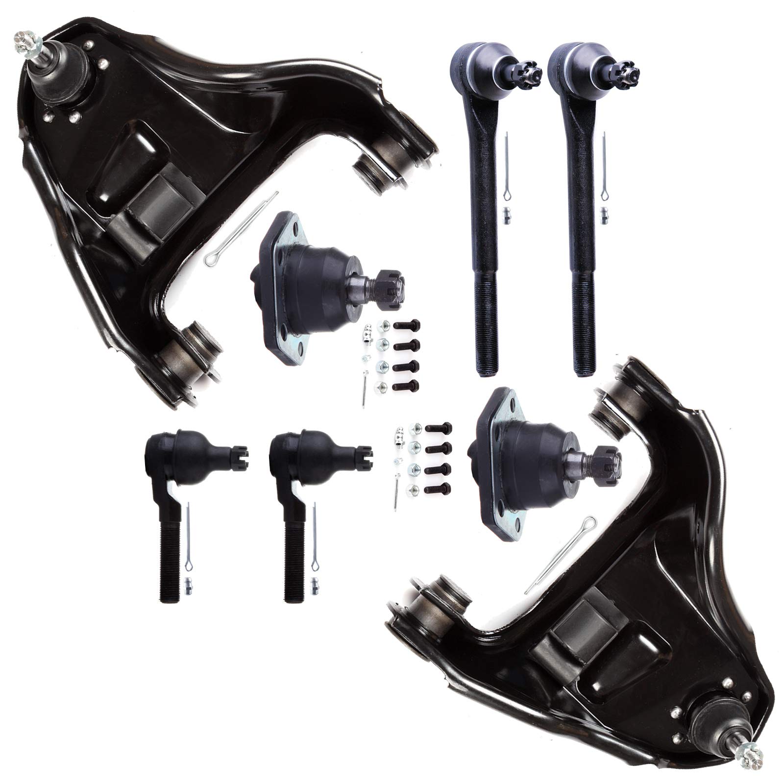 8pc Set Front Suspension Kit Upper Control Arm Lower Ball Joint Inner Outer Tie Rod End for Chevy Blazer S10 S10 Blazer,for GMC Jimmy S15 S15 Jimmy Sonoma Typhoon,for Oldsmobile Bravada