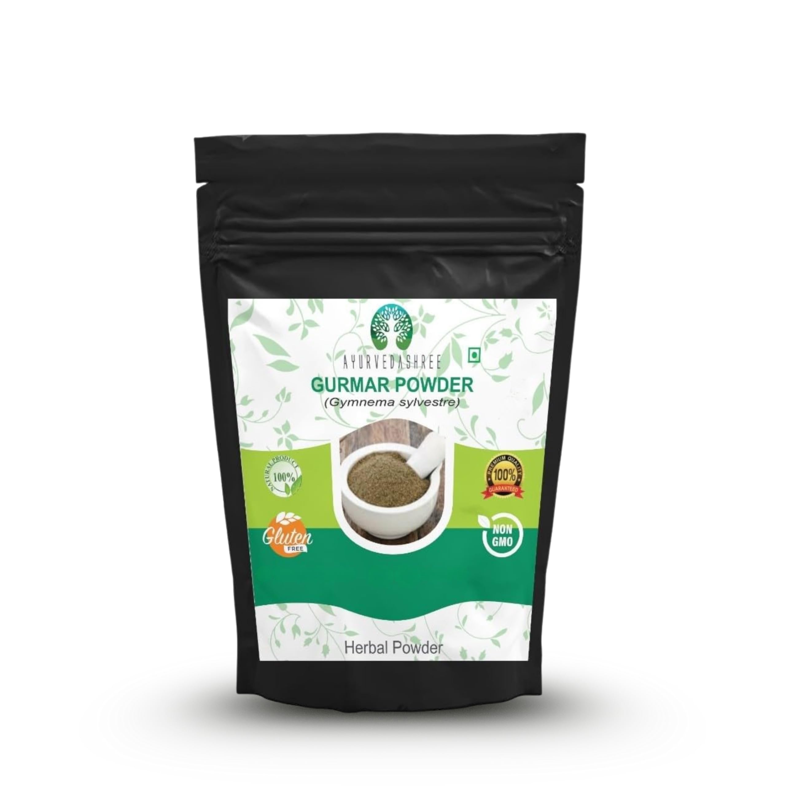 Gymnema Sylvestre Leaf Powder 100 Gm I Gurmar Powder I Non GMO I Gluten-Free, Vegetarian