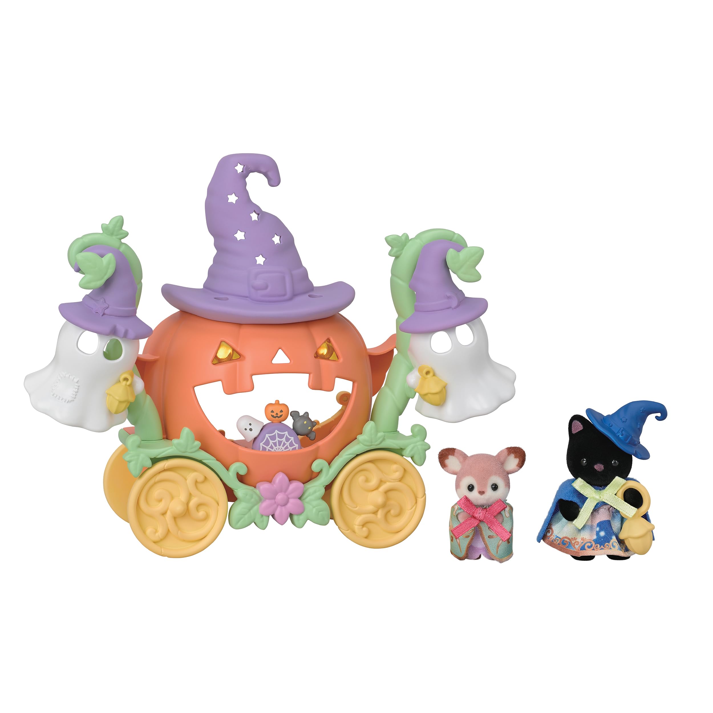 Piddie Patts フィギュア3点セット ハロウィン魔女ガイコツかぼちゃ Piddie Patts フィギュア3点セット ハロウィン魔女ガイコツ