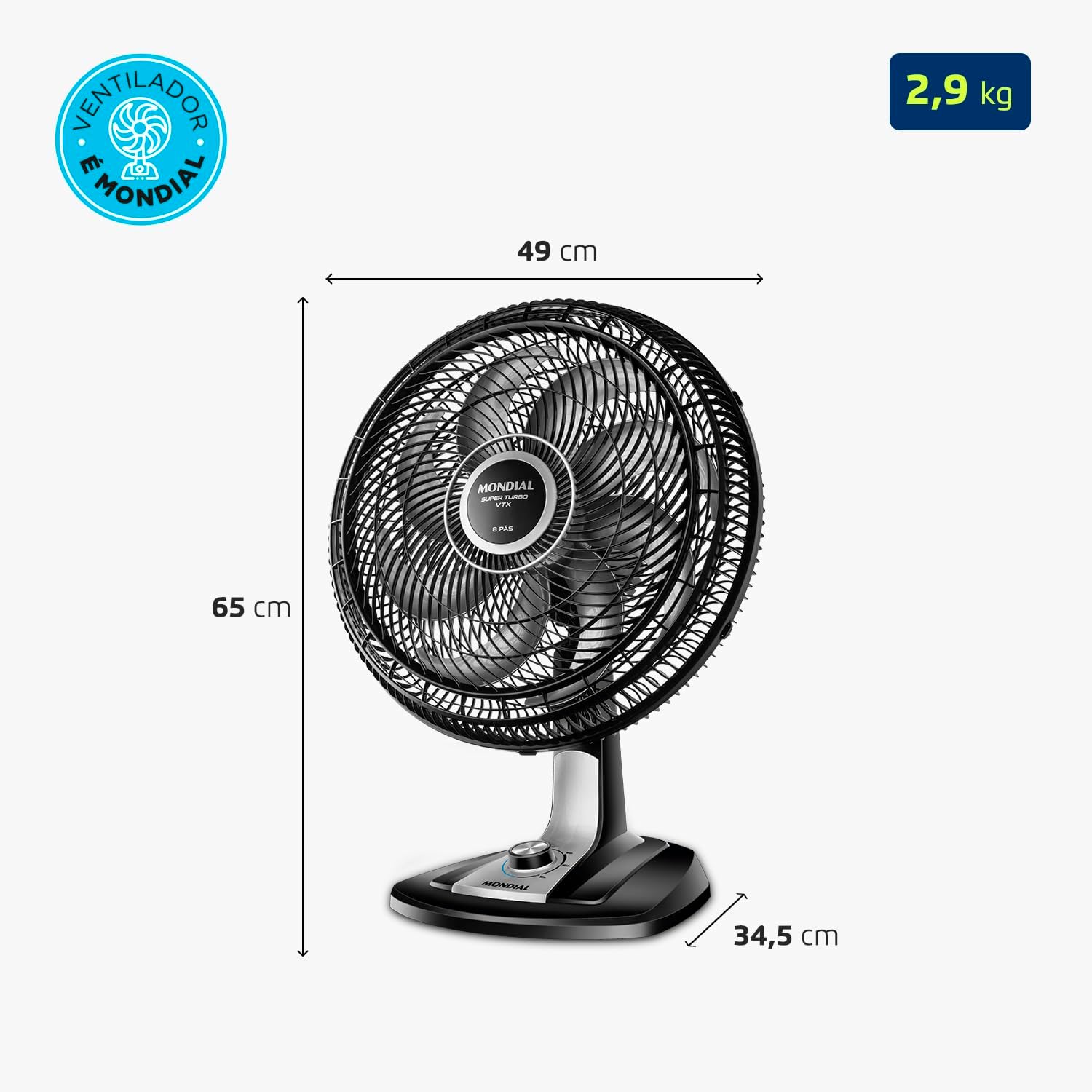 Ventilador 40Cm Super Turbo 8 Pás, Mondial, Preto/Prata, Review Sincero 6 712Qkpe5Spl. Ac Sl1500