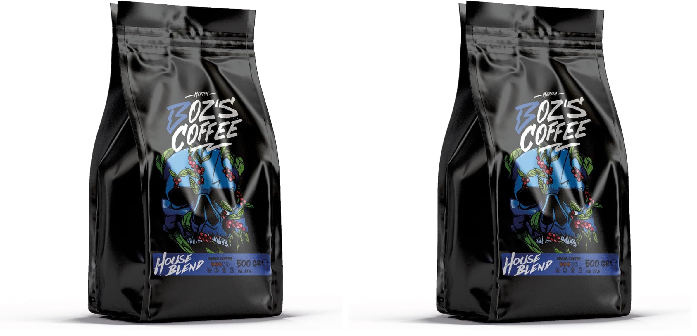 Meryem Boz's Coffee House Blend Çekirdek Kahve, Orta Kavrulmuş, Yumuşak İçim, Turunçgil ve Tatlı Tonlar, 500 g (2 paketi)