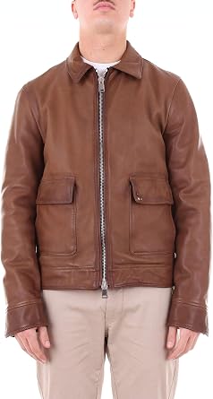 Amazon.com: DELAN Chaqueta de moda de lujo para hombre ROCCO100SPBROWN  Marrón | Season Outlet : Ropa, Zapatos y Joyería
