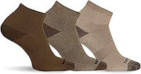 Vista 3 de Merrell Paquete de 3 calcetines de senderismo para mujer (pestaña de corte bajo/cuarto/tripulación)