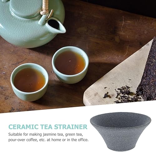 Miniatura 4 de DEARMAMY Filtro de café de cerámica reutilizable, sin papel, sostenible, no poroso, taza de gotero de café para la oficina en casa, té y café