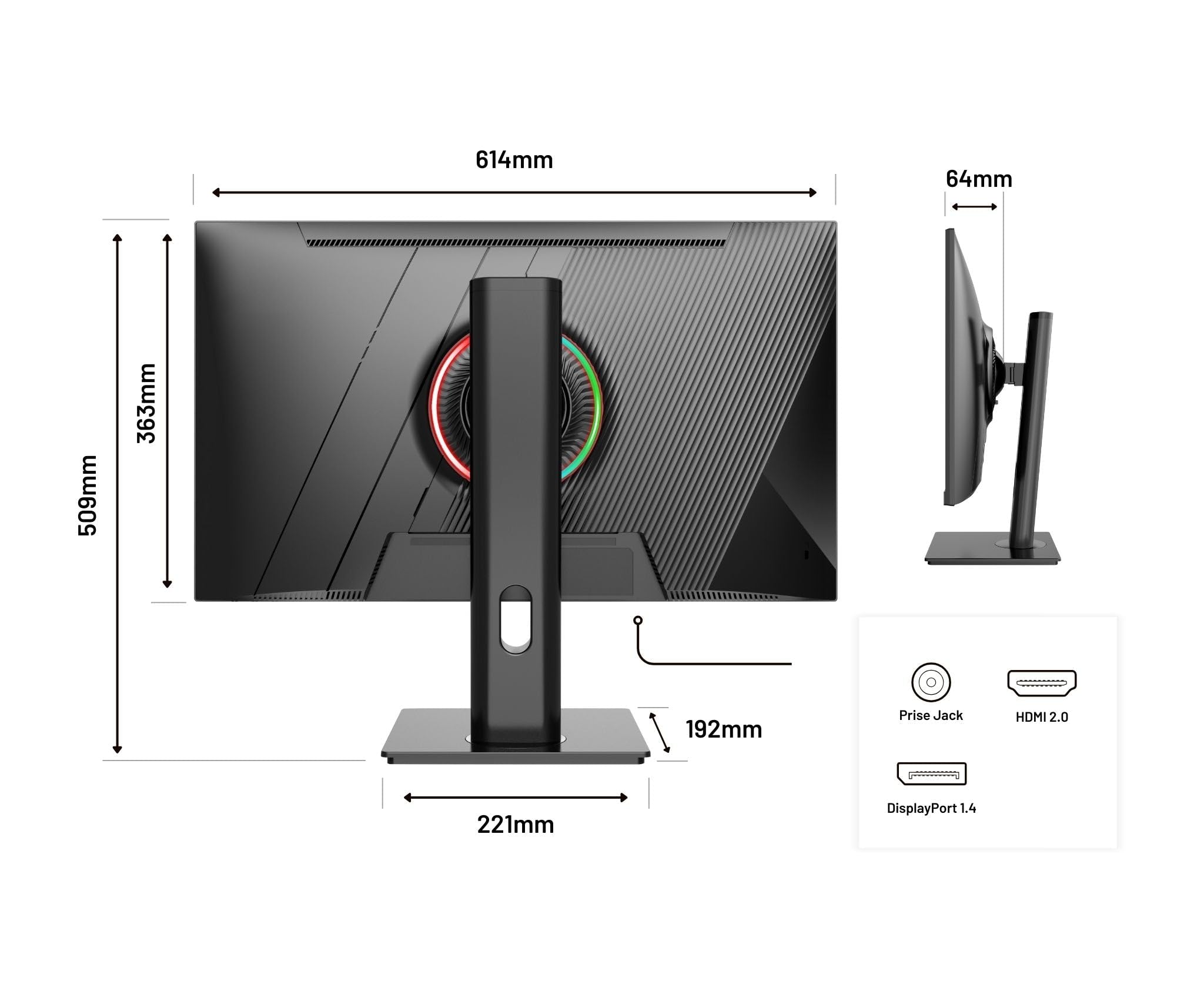 Amazon.co.jp: JAPANNEXT ゲーミングモニター 27インチ 165Hz対応 IPS