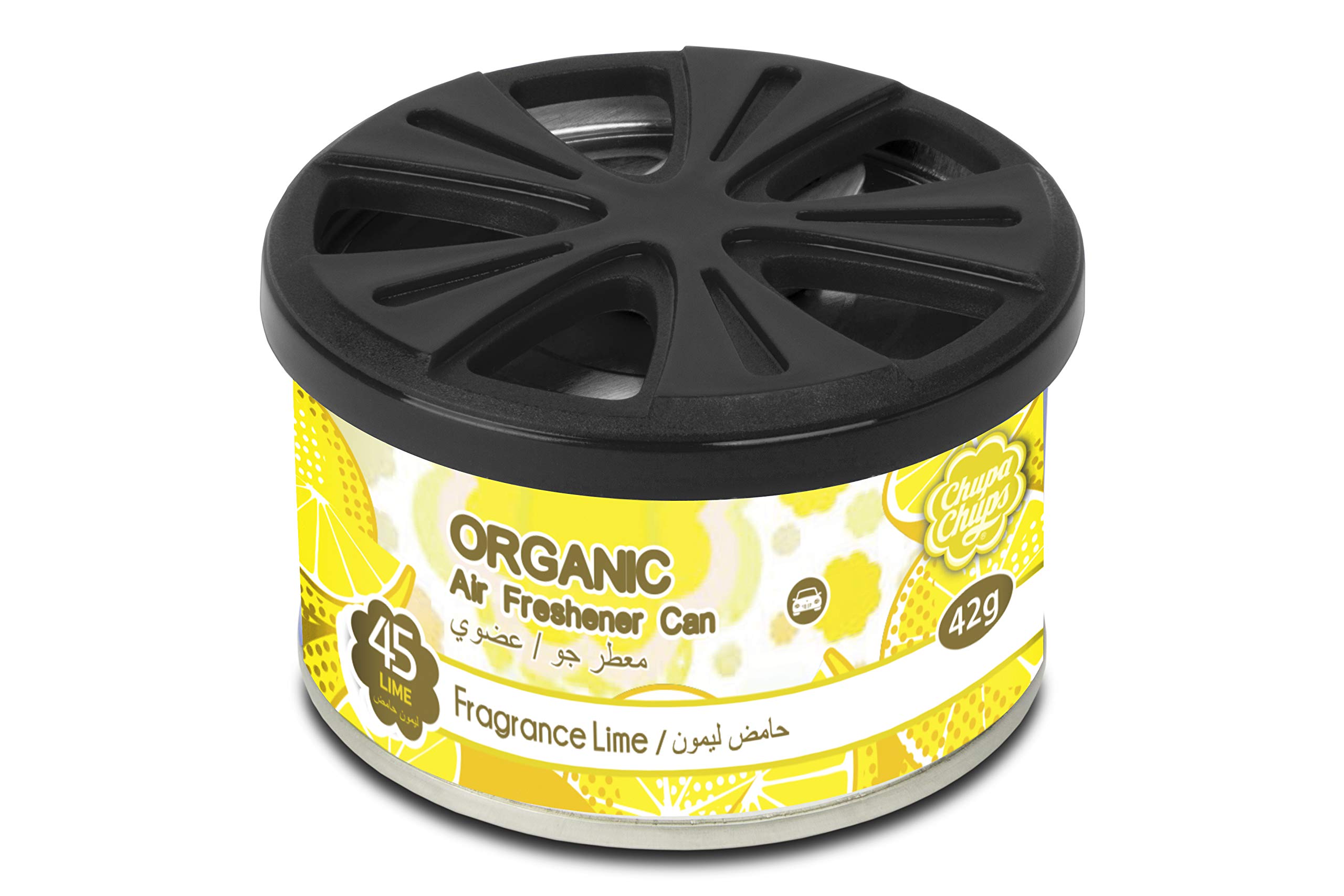 Chupa chups can air freshener - organic lime lemon