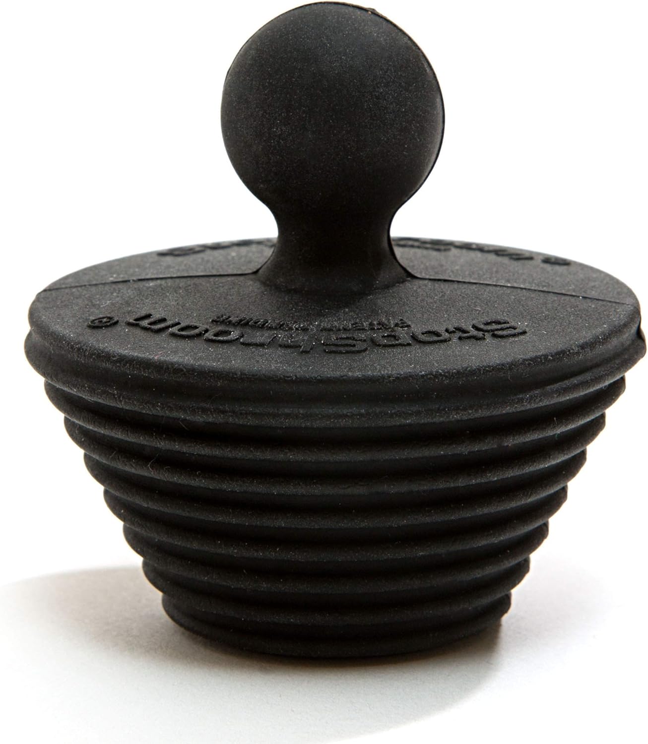 StopShroom 2'' Matte Black Rubber Drain Protector
