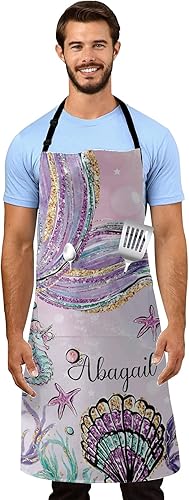 Miniatura 2 de Delantal impermeable personalizado con bolsillos para hombres y mujeres, chef, hogar, cocina, restaurante