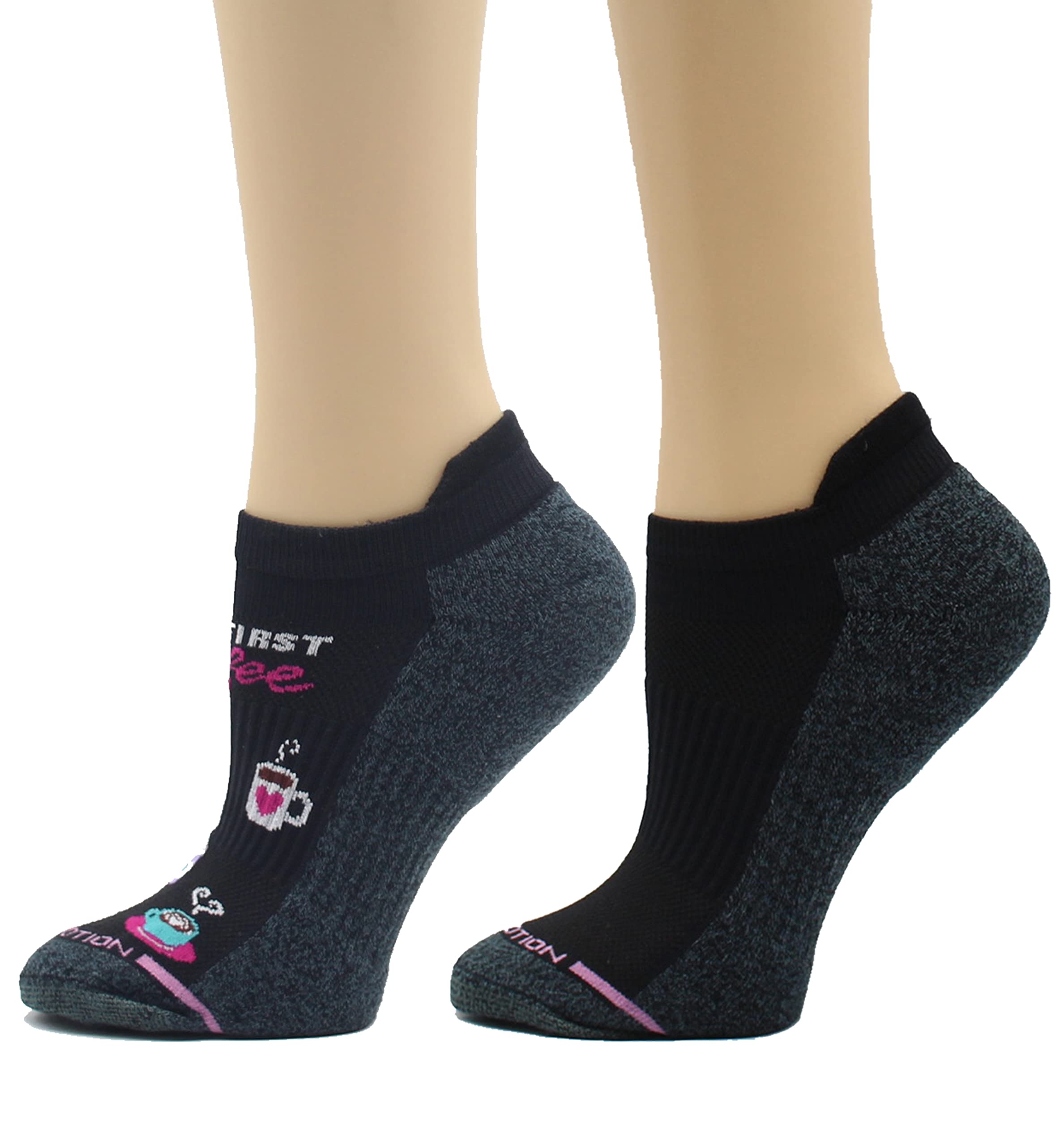 Dr. Motion womens 2pk Compression Low Cut Socks