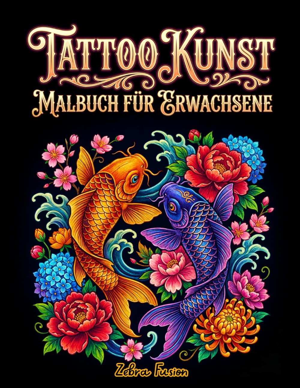 TATTOO KUNST: Malbuch für Erwachsene