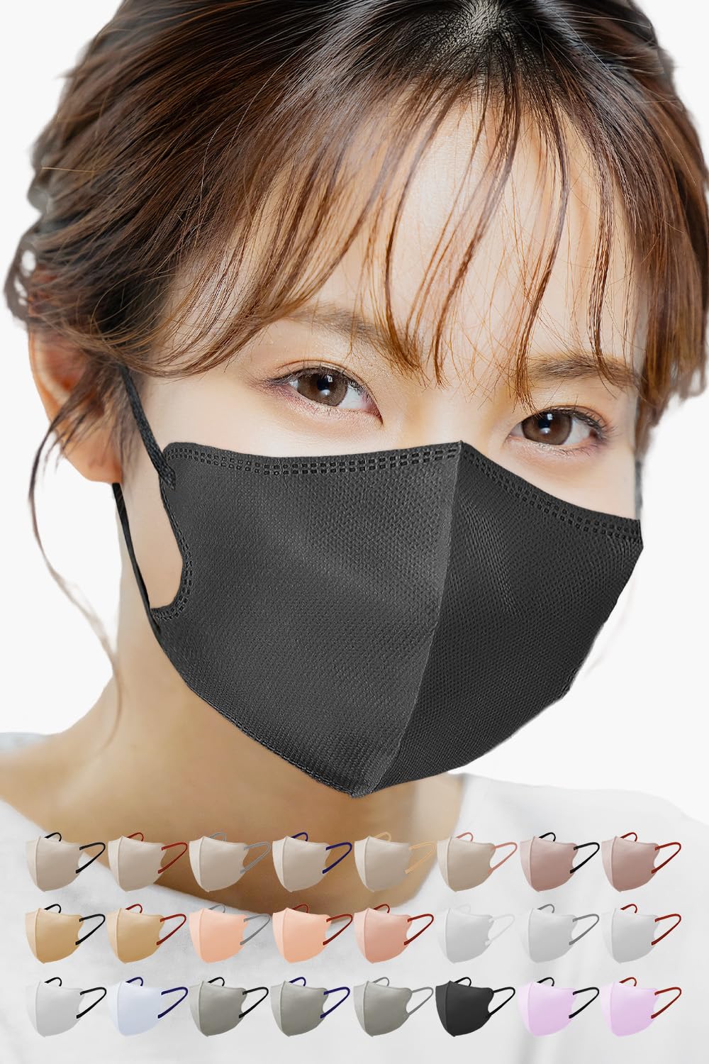 [LaViness] マスク 不織布 立体 日本製 個包装 3d30枚