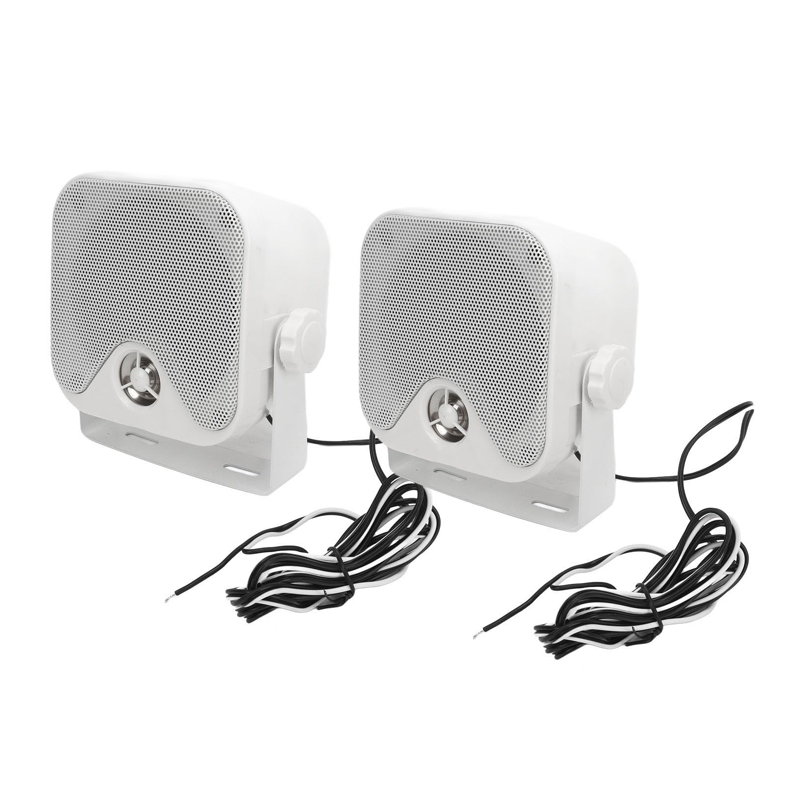 Akozon Altavoces Marinos de Caja de 4 Pulgadas, Sistema de Sonido Resistente Al Agua de 100W para Tractor ATV UTV