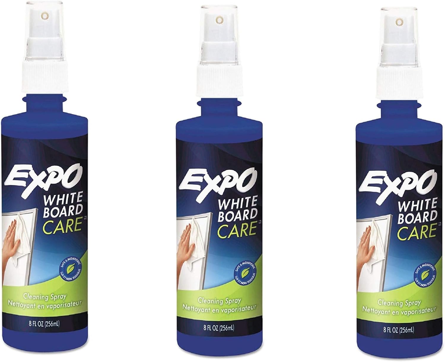 Expo Dry Erase Board Cleaner, 8 fl Ounce 3 Pack Office