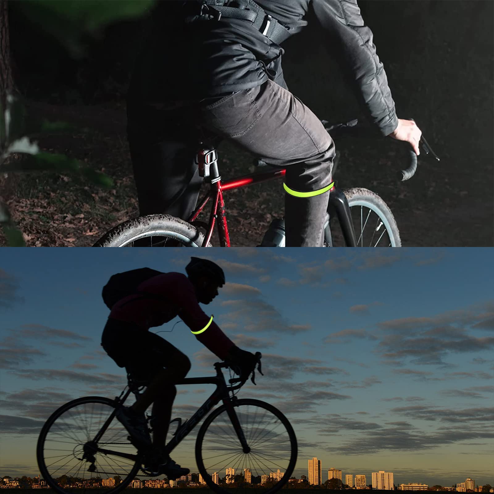 Lot De 2 Pinces Réfléchissantes Pour Pantalon Vélo - Neuf - Marque Raymond