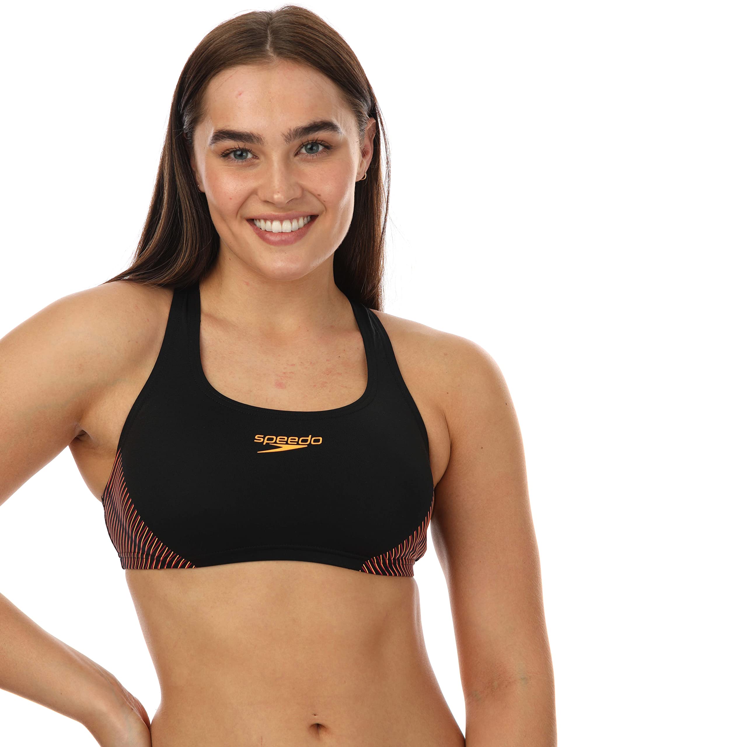 Speedo Damen Platzierung Bikini in Schwarz