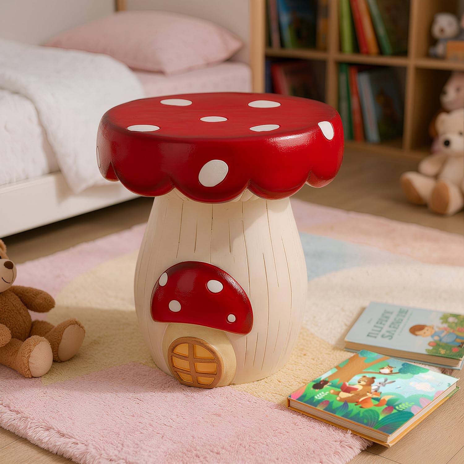 KASANOVA Tabouret décoratif champignon 41 cm