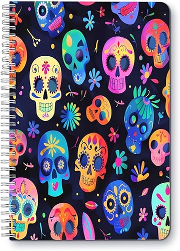 Miniatura 24 de Cuaderno de espiral, doble alambre en espiral, diario de composición escolar, suministros para la escuela y la oficina, 100 páginas, 5.71 x 8.26