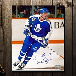 Mike Krushelnyski Toronto Maple Leafs ACTION Autographed 8x10 - Autographed NHL Photos