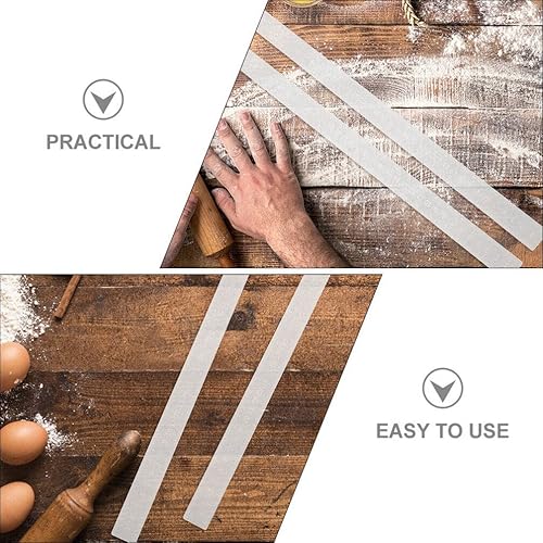 Miniatura 2 de Luxshiny Espaciadores de rodillos para hacer galletas, regla de medición de espesor de masa, herramienta de nivelación para hornear, 2