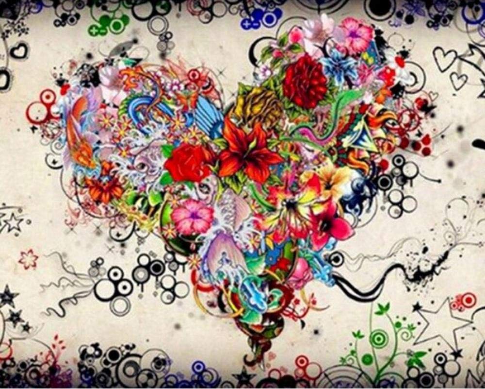 Toile de peinture acrylique colorant par nombre pour peindre sans stress