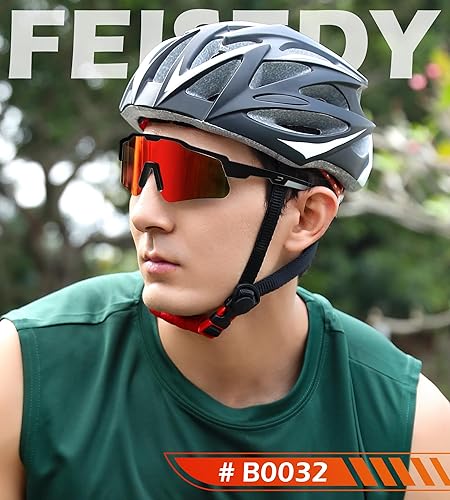 Miniatura 2 de FEISEDY Gafas de sol polarizadas para hombres y mujeres jóvenes, gafas deportivas TR90 UV400 protección para béisbol, correr, softbol, ciclismo,