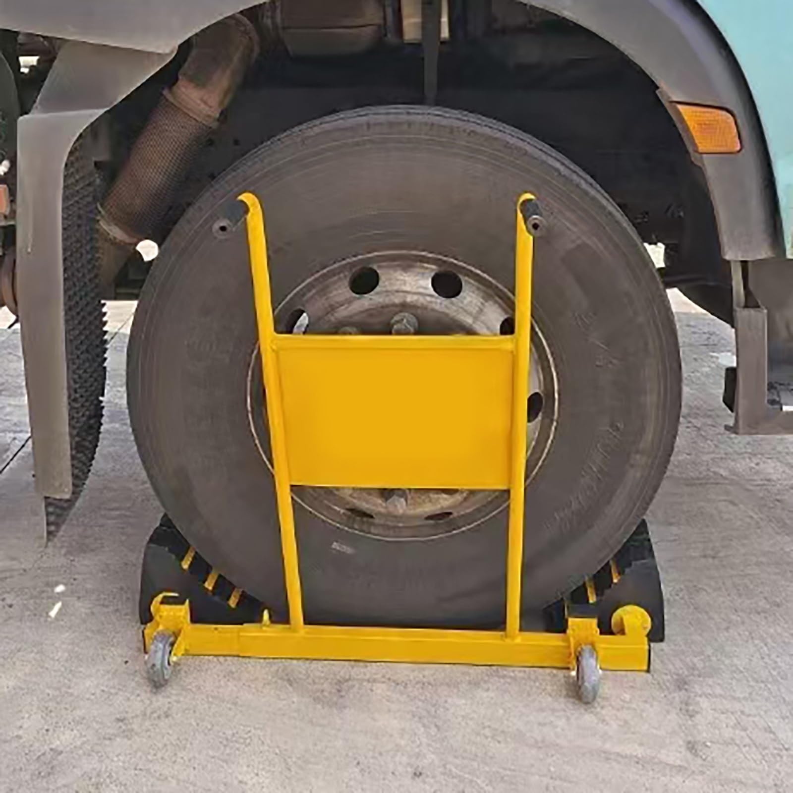 calzos Coche Calzos de Remolque Ajustables Todo en uno para neumáticos de 60 a 120 cm, estabilizador de Rueda Antideslizante versátil