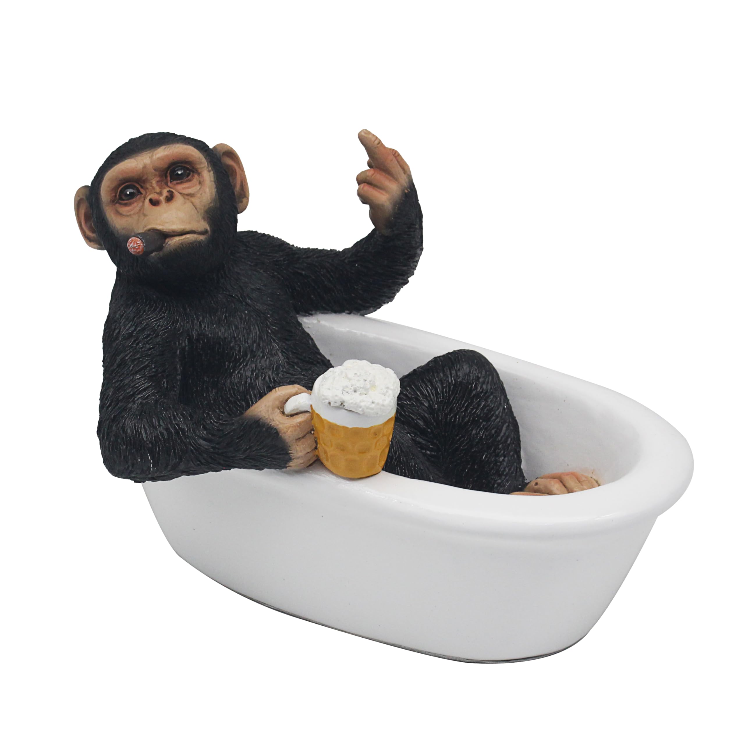 Lesser & Pavey Cheeky Monkeys Relax Home Decor Figurines & Ornaments For Home & Office | Decorative Home Accessories Statues For Indoor & Outdoor | Lovely Gifts for Women & Men
