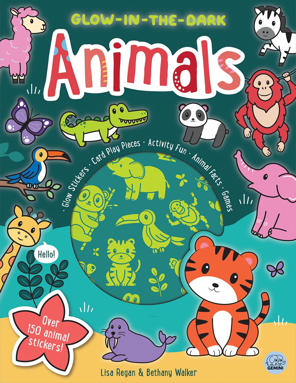 Glow-in-the-Dark Animals Sticker Activity (Glow-in-the-Dark Sticker Activity Book)