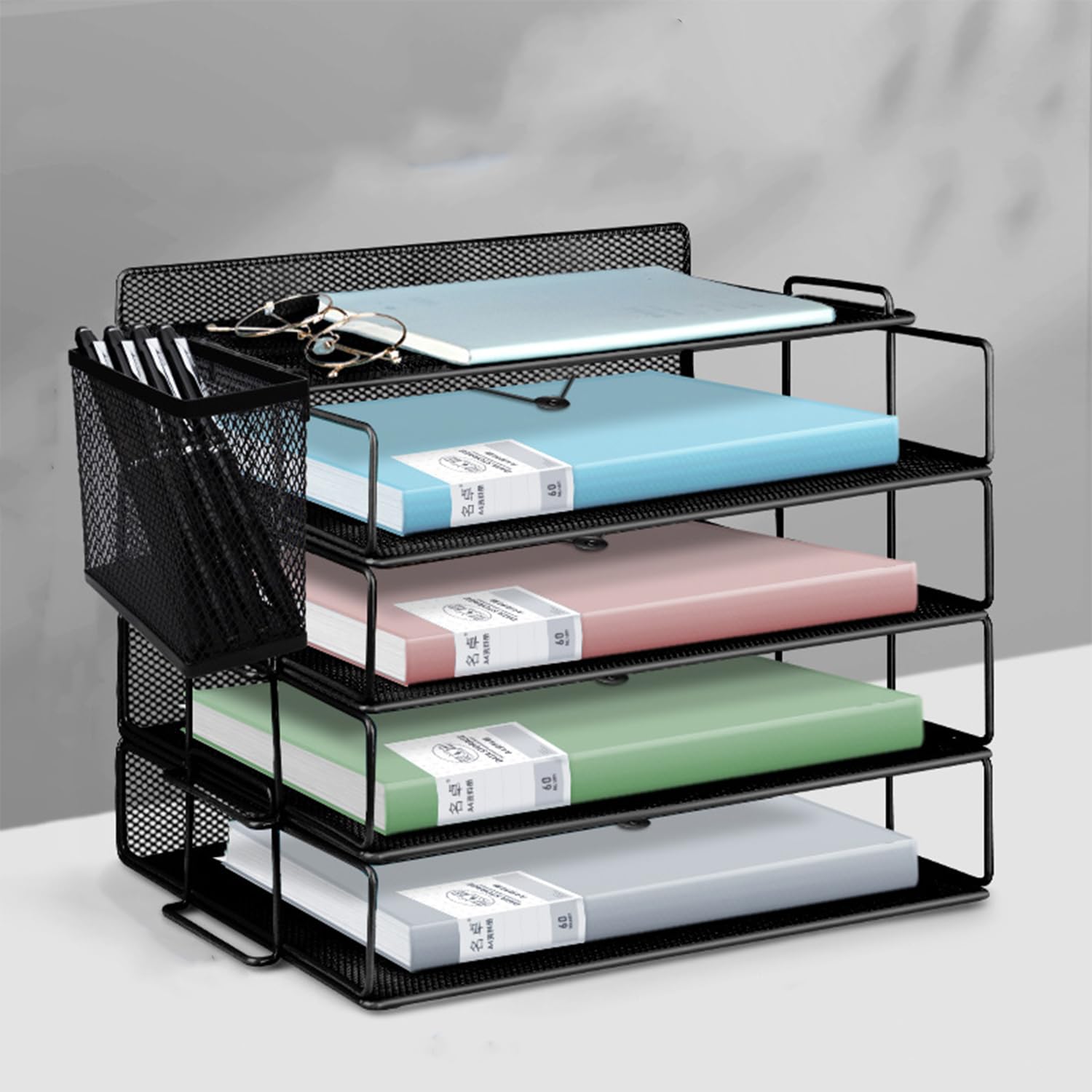 Amazon | レターケース 書類トレー ファイルラック 小物入れ引き出し3