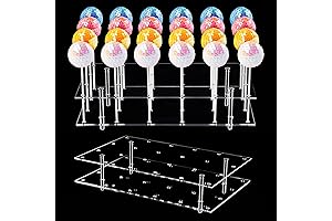 NiHome® Acrylic Cake Pop Stand with 2-Tier for Party Decoration