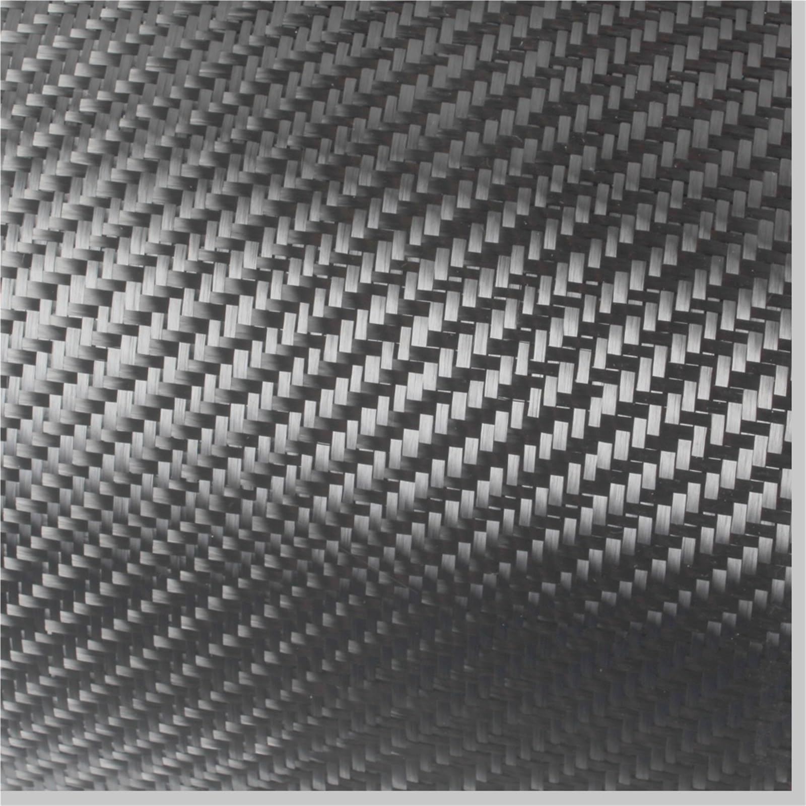 Rotolo di tessuto in fibra di carbonio, Tessuto in fibra di carbonio 3K Twill Weave 200 g 31 cm x 3,2 m Nero