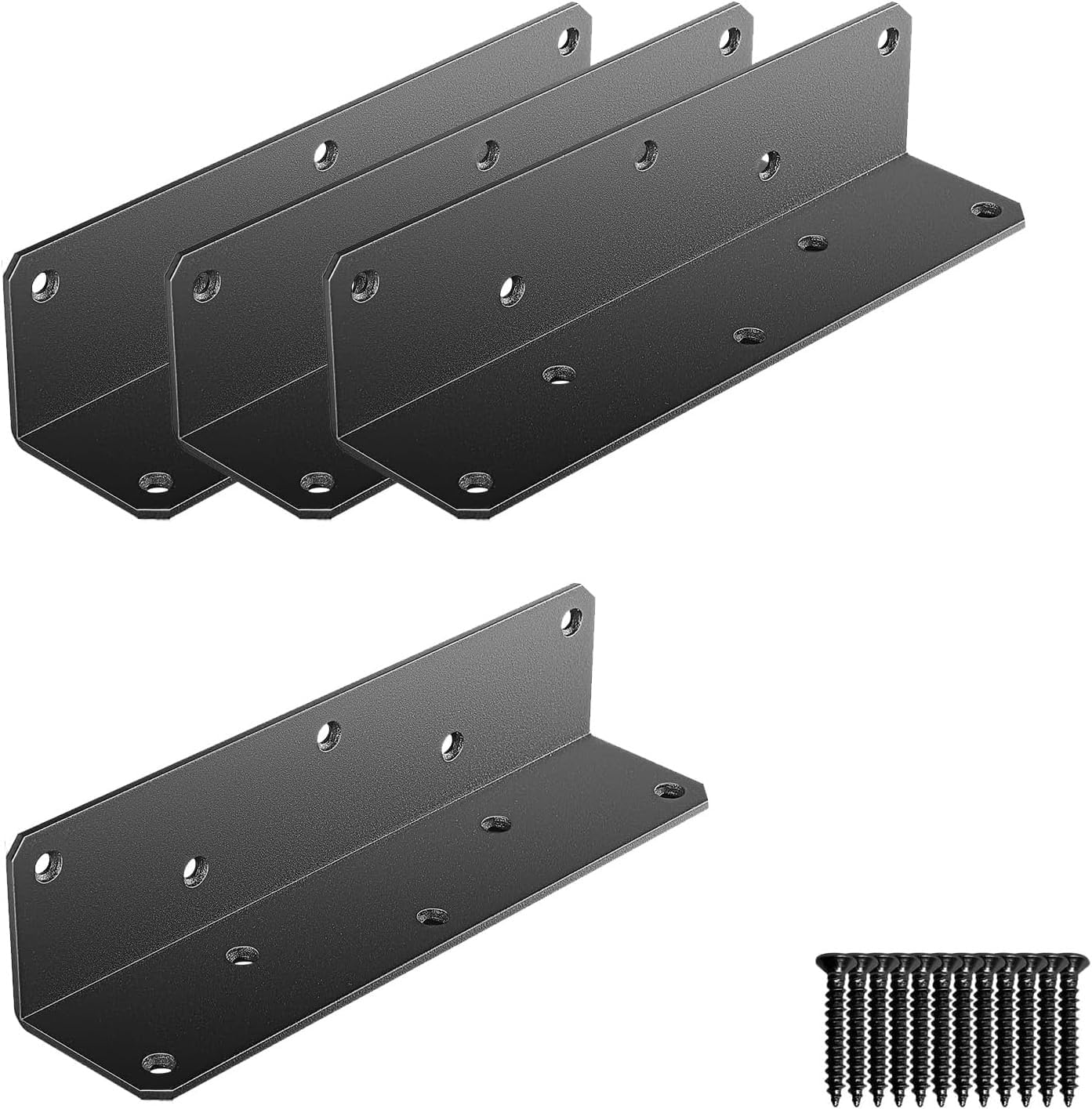 8" X 2" X 2" MLK Heavy, Large Iron Corner MLK Metal Joint, Thick