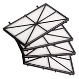 Ultra Fine Filters Compatible with Dolphin Nautilus CC Plus &lpar;Not for Nautilus CC&rpar;&comma; Nautilus CC Supreme&comma; M200&sol;M400&sol;M500&comma; Part &num; 9991432-R4&comma; Pleated Pool Cleaner Replacement Part&comma; 4 Packs