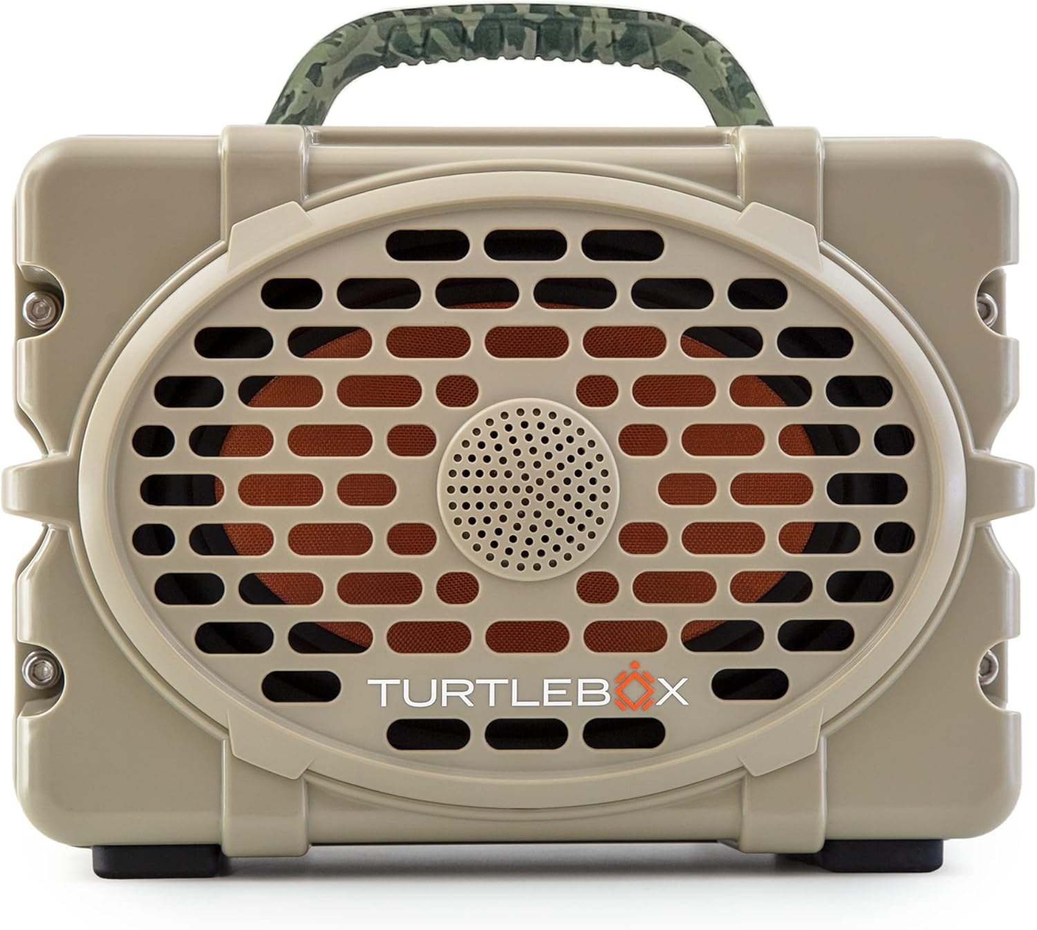 Turtlebox Gen 2: Loud! Outdoor Portable Bluetooth Speaker | Rugged, IP67, Waterproof, Impact Resistant & Dustproof (Plays to 120db, Pair 2X for True L-R Stereo), Field Tan/Camo Turtlebox Gen 2: Loud! Outdoor Portable Bluetooth Speaker | Rugged, IP67, Waterproof, Impact Resistant & Dustproof (Plays to 120db, Pair 2X for True L-R Stereo), Field Tan/Camo