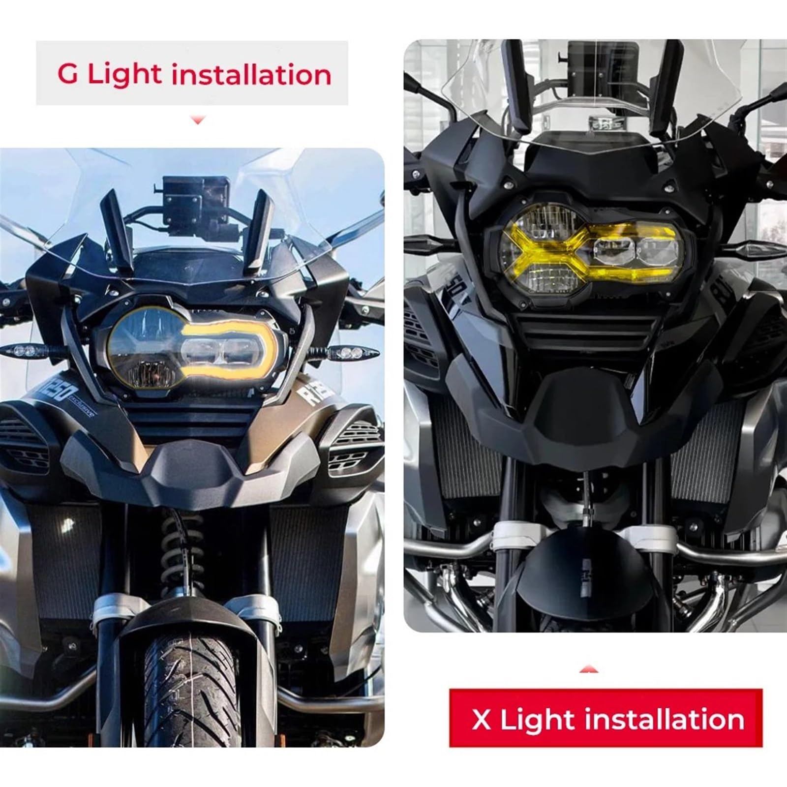 フォロ割⭕️バイク ヘッドライトガード R1250GS R1250 Amazon | バイク用 ヘッドライト ガード R1250GS用 ADV用