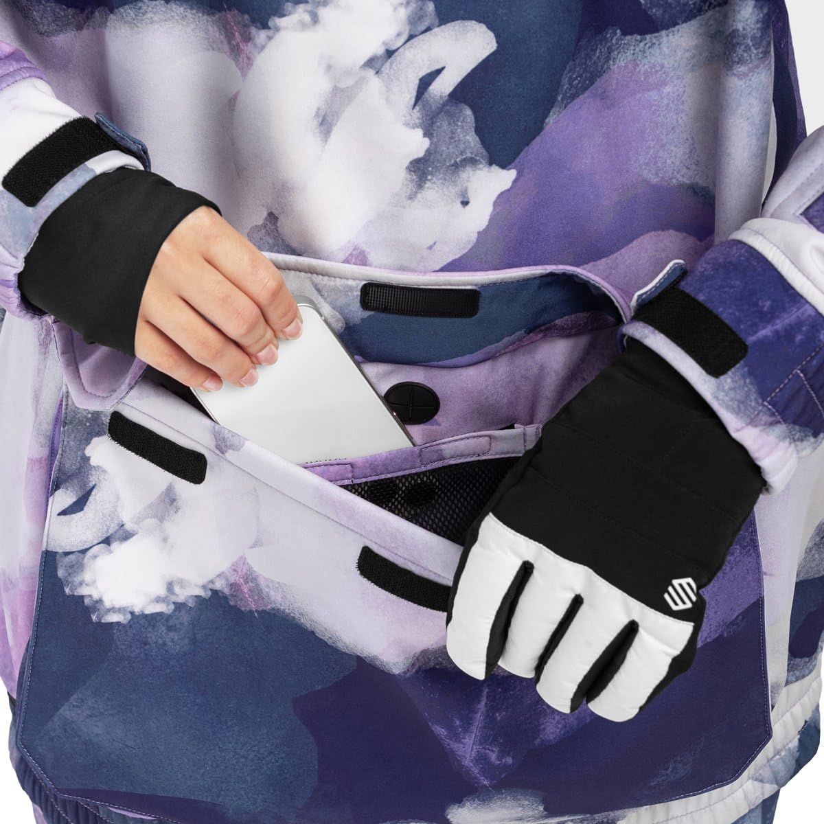 SIROKO Chaqueta para snowboard/esquí esquí y nieve W3-W Cloudmont Multicolor
