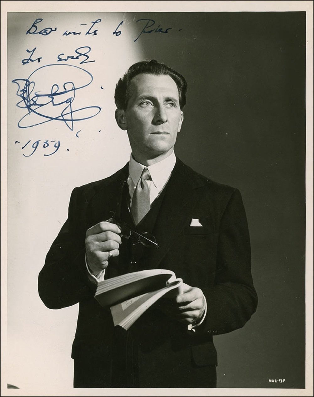 12X8 Inches Multi-Color Peter Cushing Autograph, Signed Photo Print Approx Size