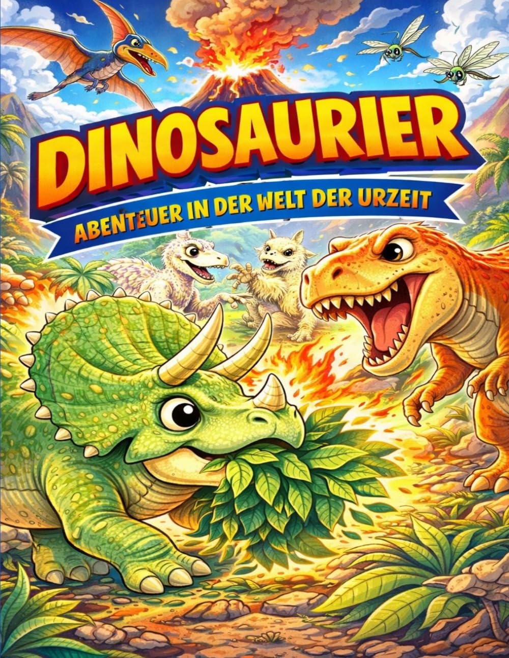 Dinosaurier - Abenteuer in der Welt der Urzeit: Malen, entdecken, staunen – das ultimative Dino-Abenteuer für Kinder!