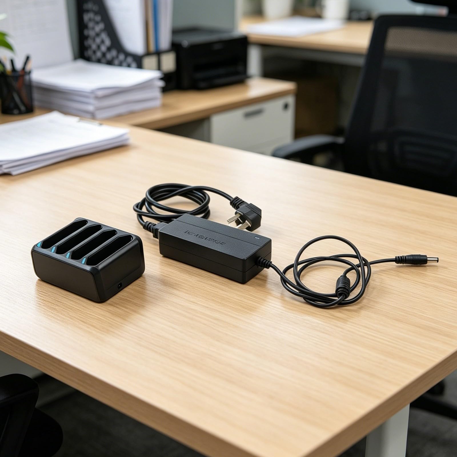 per quad Slot per batteria per caricabatterie Per Zebra Symbol TC70 TC72 TC75 TC77, ricarica rapida 4A con ingresso USB-C e indicatori LED, per scanner logistici per ufficio magazzino